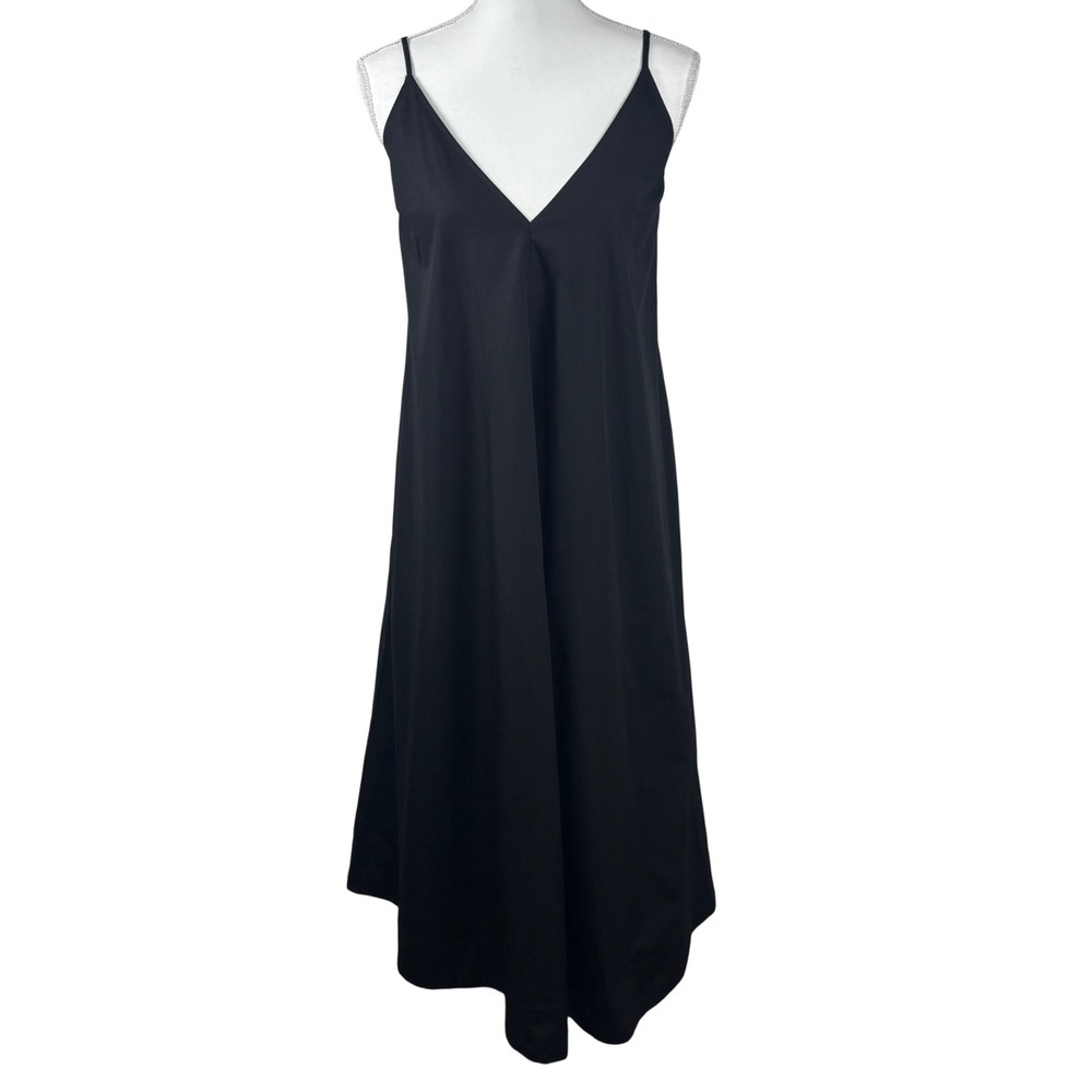 Babaton Black Spaghetti-Strap Maxi Dress